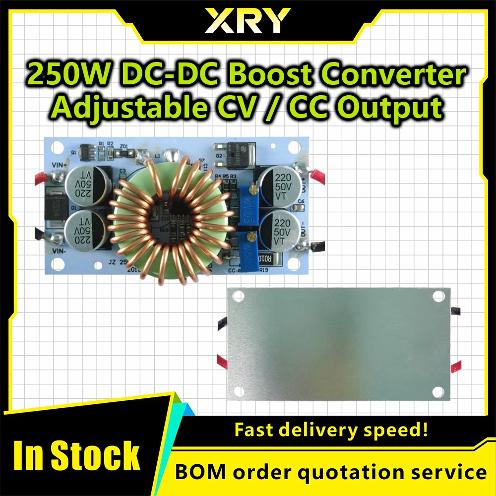 XRY DC-DC boost converter Constant Current Mobile Power supply 10A 250W LED Driver Step Up Module