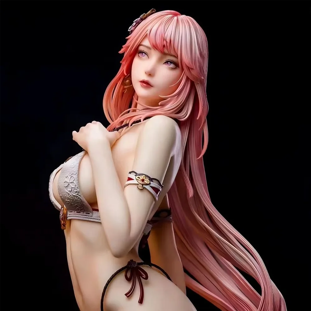 Yae Miko Anime Figure Genshin Impact Figure Miss Fox Pvc Models 52cm Resin Statue Collection Ornament Decoration Toys Gifts