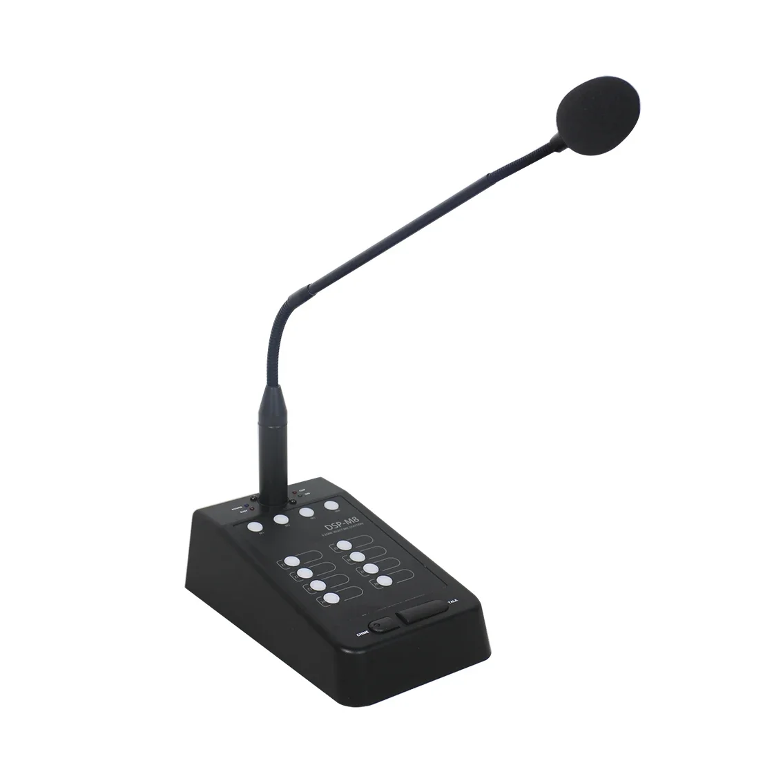 

8 Zone Remote Paging Microphone Station with Talk & Chime On/off for DSP-880N+,DSP-880M+,DSP-880ND+
