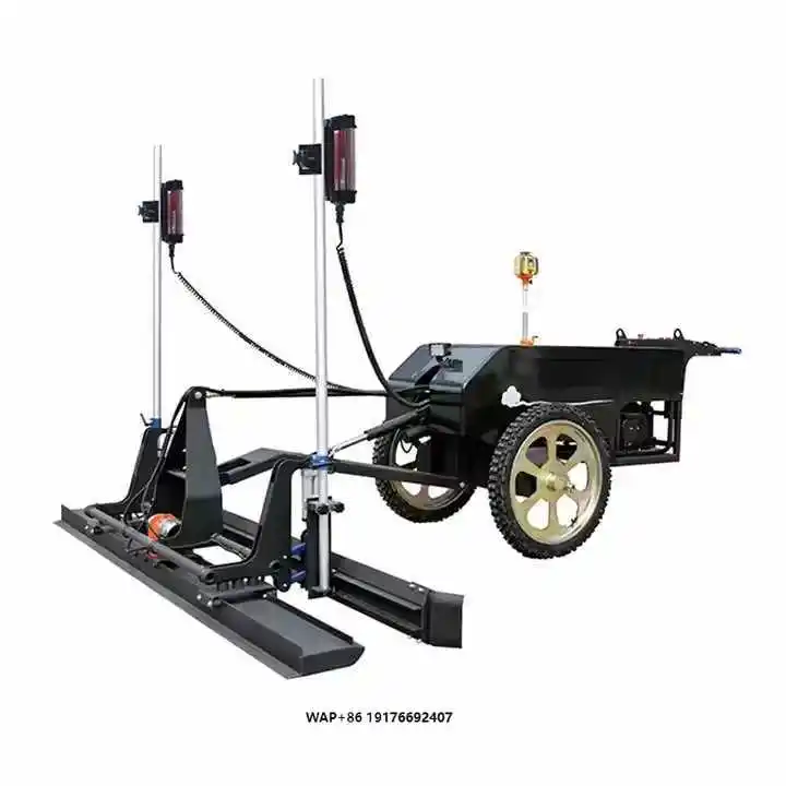 High Precision Concrete Flooring Machine with Telescopic Boom for Large Area Industrial Floors