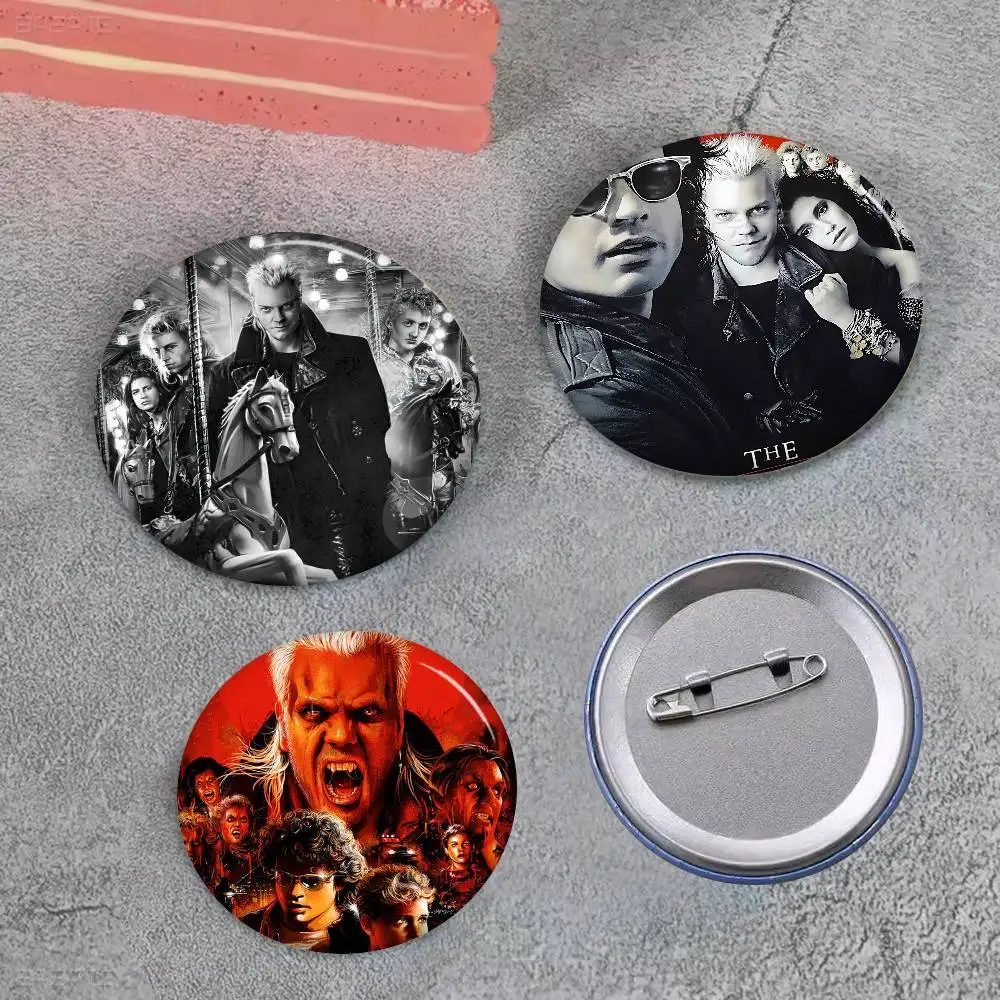 Classic Movie Lost Boys 32/44/58mm Handmade Pin Round Funny Snap-in Brooches for Backpack Accessories Badge Hat Decoration
