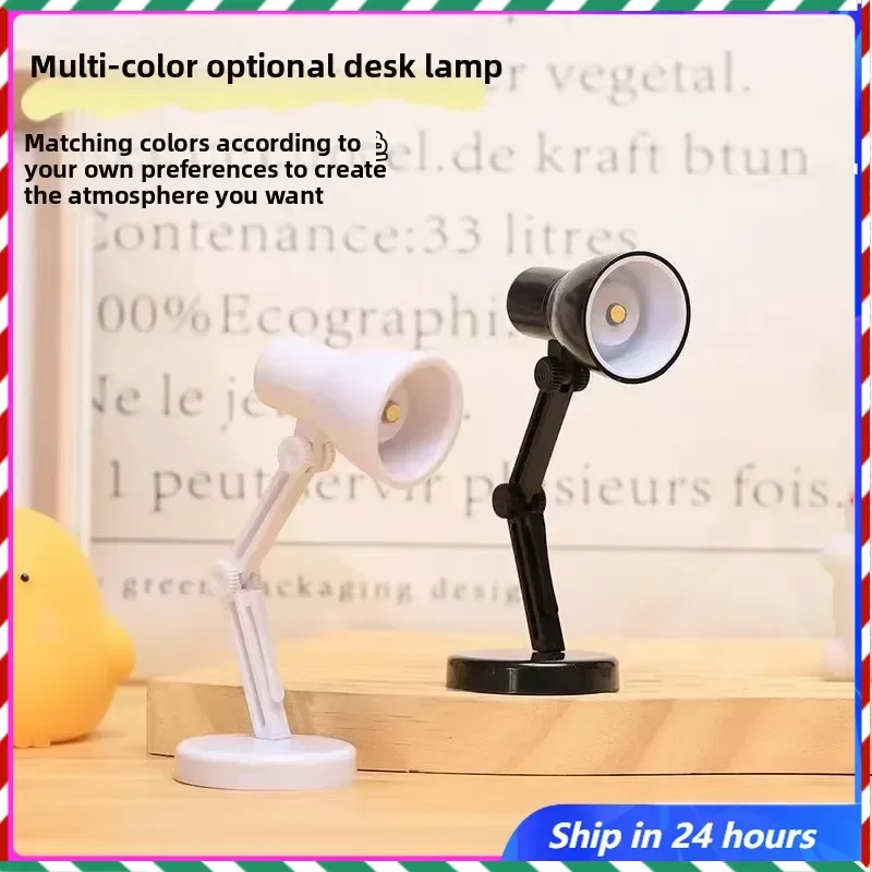 

LED Mini Desk Lamp with Clip Portable Creative Reading Light Night Lamp for Student Dormitory Bed Table Bedroom USB Powered LED