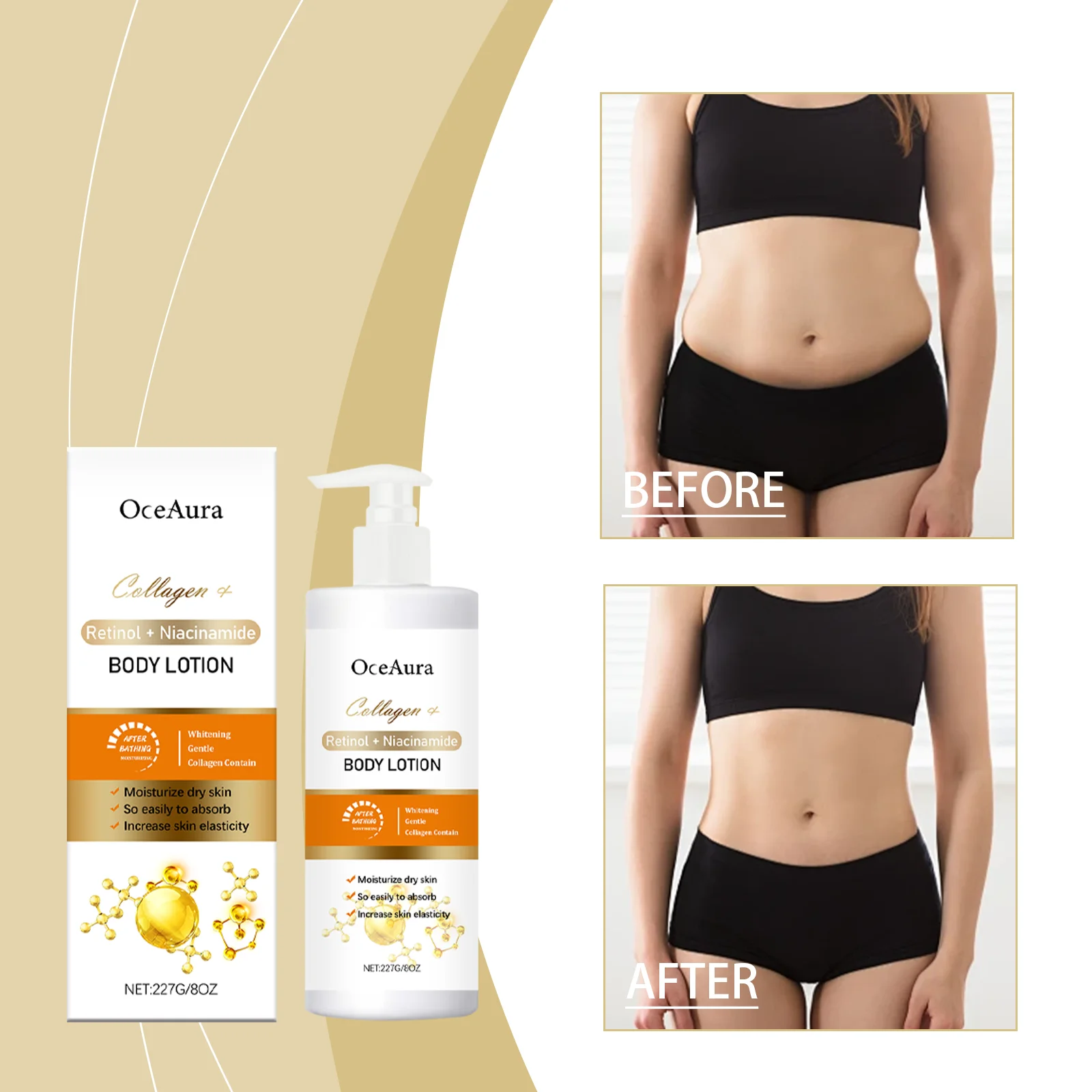 

Milk Collagen Body Lotion: Anti-aging,wrinkles,improves Dryness Roughness,repairs Skin Barrier,firms,lifts,whitens Moisturizes