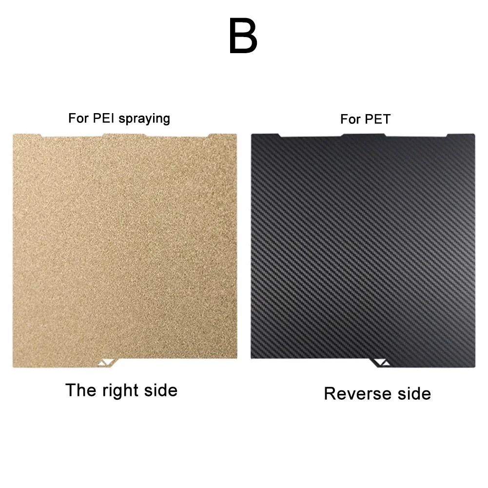 2 Sided Build Plate for 3D Printers Compatible with For PEO and For PEI Excellent Adhesion and High Temperature Resistance