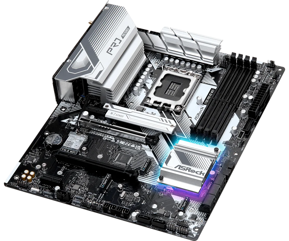 Asrock z790 pro rs wifi placa-mãe intel z790 lga 1700 ddr5 256gb
