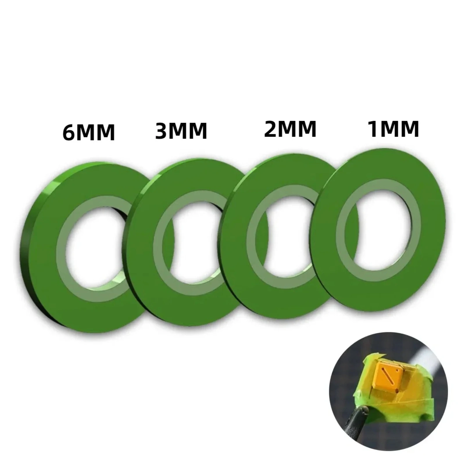 MSWZ MS084 Model Masking Tape Painting Spraying Tools 18m Length for Gundam Model Hobby Craft Tools DIY  Accessory 1/2/3/6mm