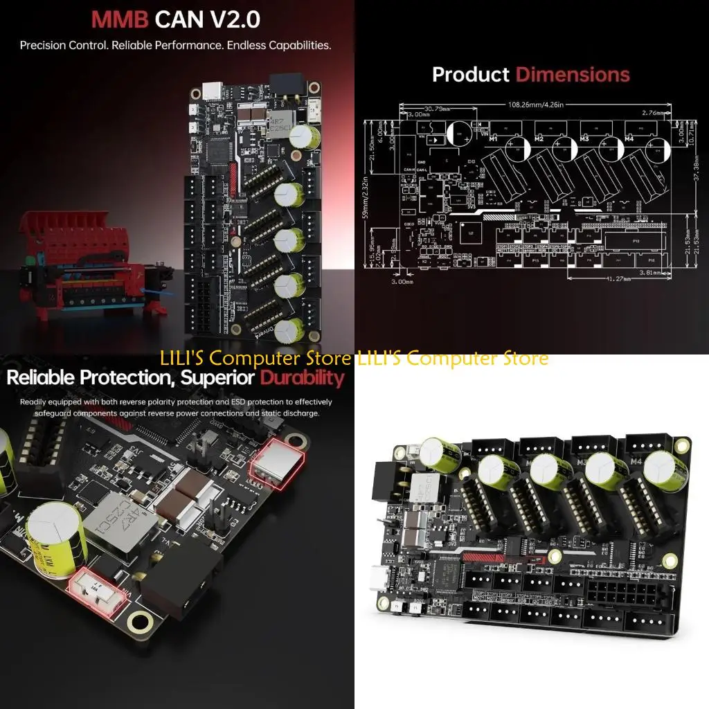 

A52B Enraged Rabbit Carrot Feeder ERCF Control Board CAN Bus For MMB CAN V2.0 Board