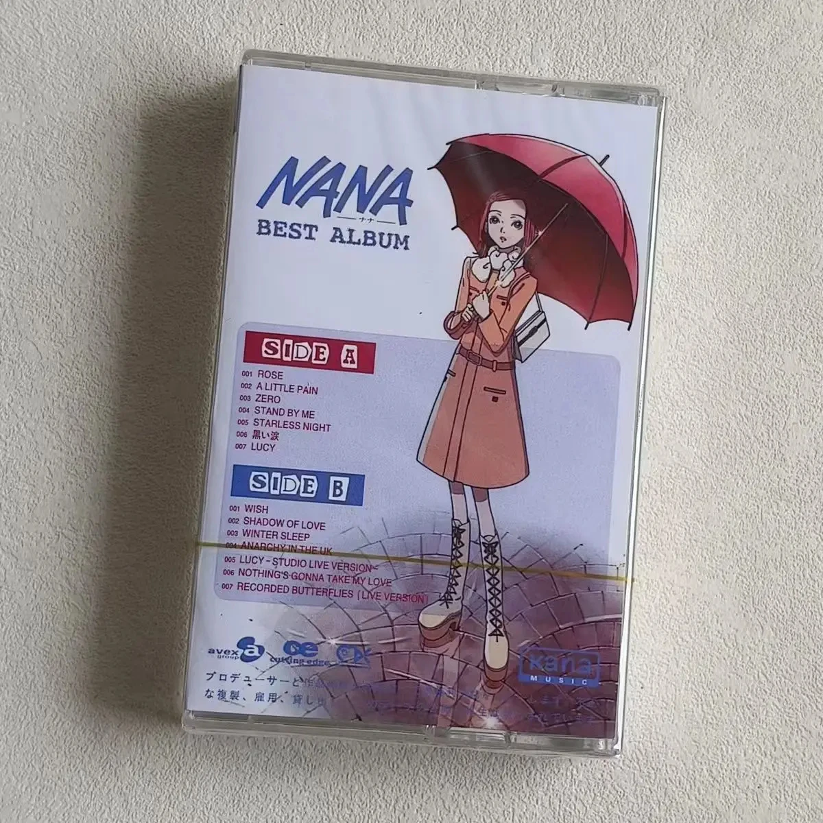 Anime NANA Tomoki Hasegawa Music Tape Anna Tsuchiya NANA Best 707 & 7to8 OST Album 3pcs Cassette Cosplay Walkman Soundtracks Box view 5