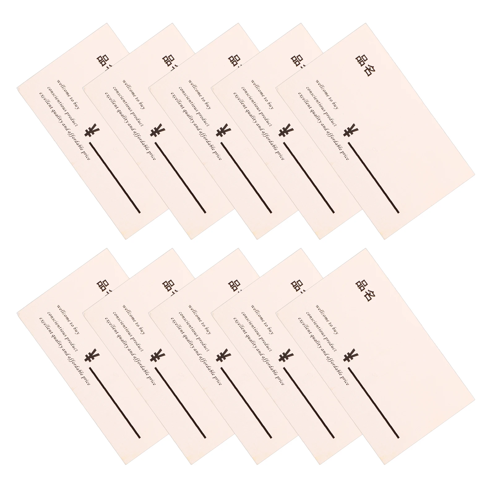

100 Pcs Price Tag Paper Pricing Tags for Store Square Goods Display Labels Blank Labeling