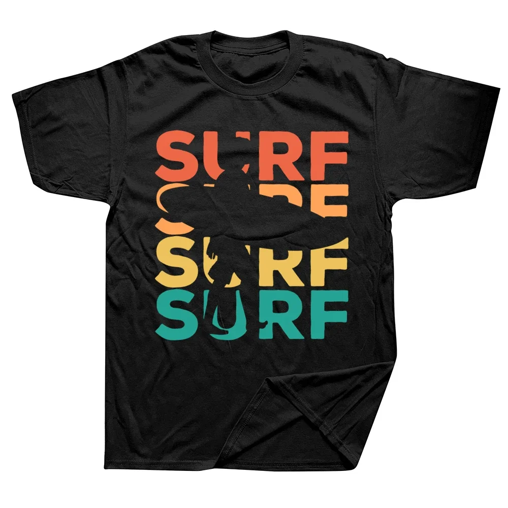 Retro Vintage Surfing Surfers T Shirts Graphic Cotton Streetwear Short Sleeve Birthday Gifts Summer Style T-shirt Mens Clothing