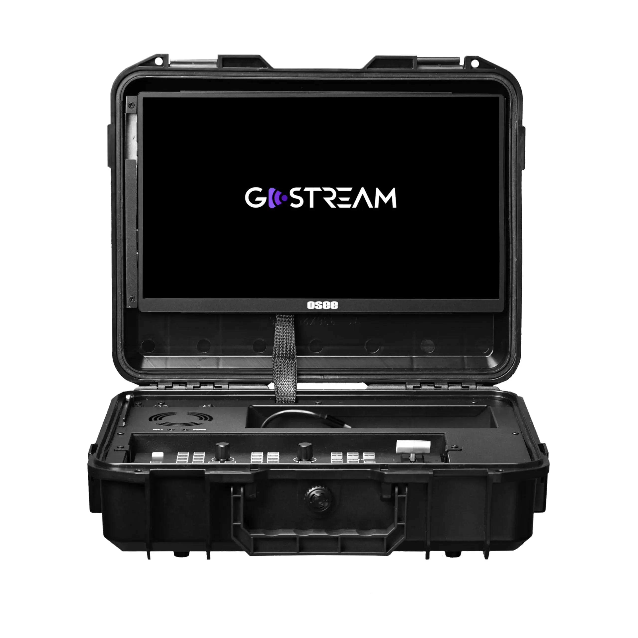 Osee GoStream Deck Pro Live Streaming Multi Camera Video Mixer Switcher Recorder Player Kit With 14 Inch Monitor NDI Upgradable