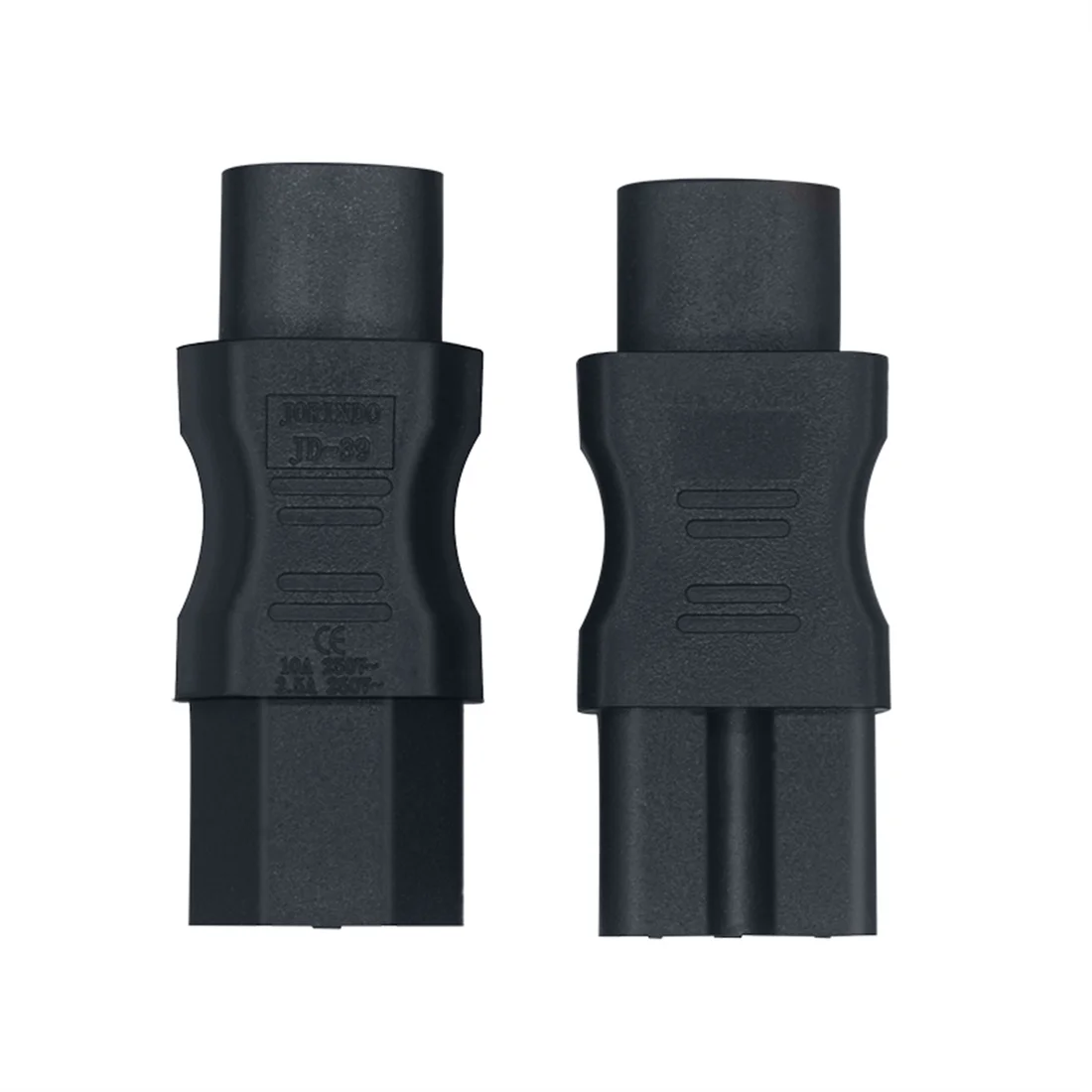 JORINDO 1 قطعة ، IEC320 C8 إلى C15 التوصيل المقبس محول ، الشكل 8 شكل C8 ذكر إلى C15 أنثى راحة محول التوصيل