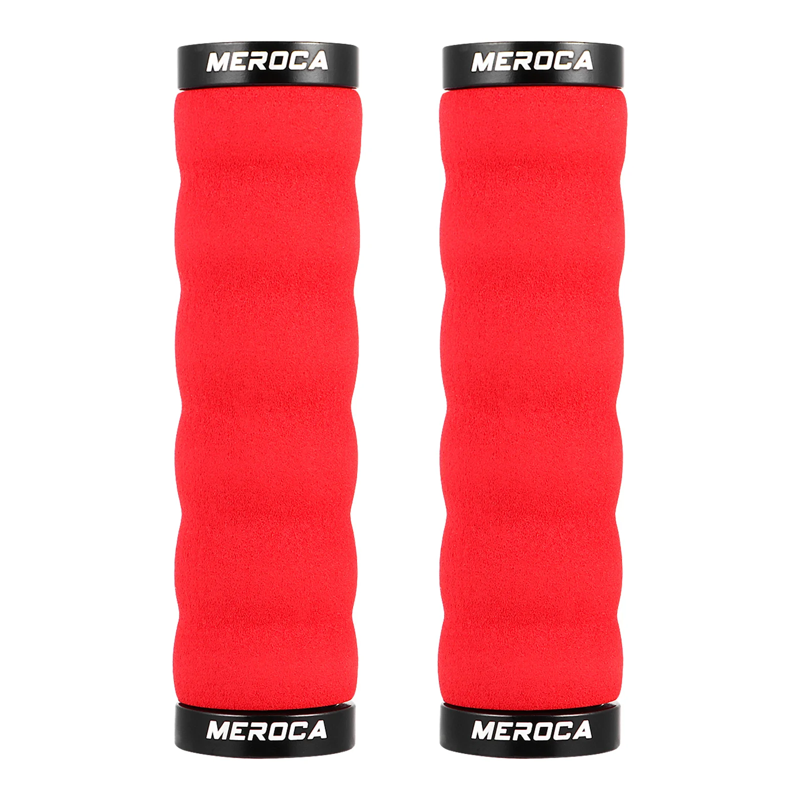 

2pcs Anti-Skid Bike Handlebar Grips Rubber Mountain Bike Handle Cover Lock Ring Non-Slip Shockproof For Cycling Handle Bar Plugs