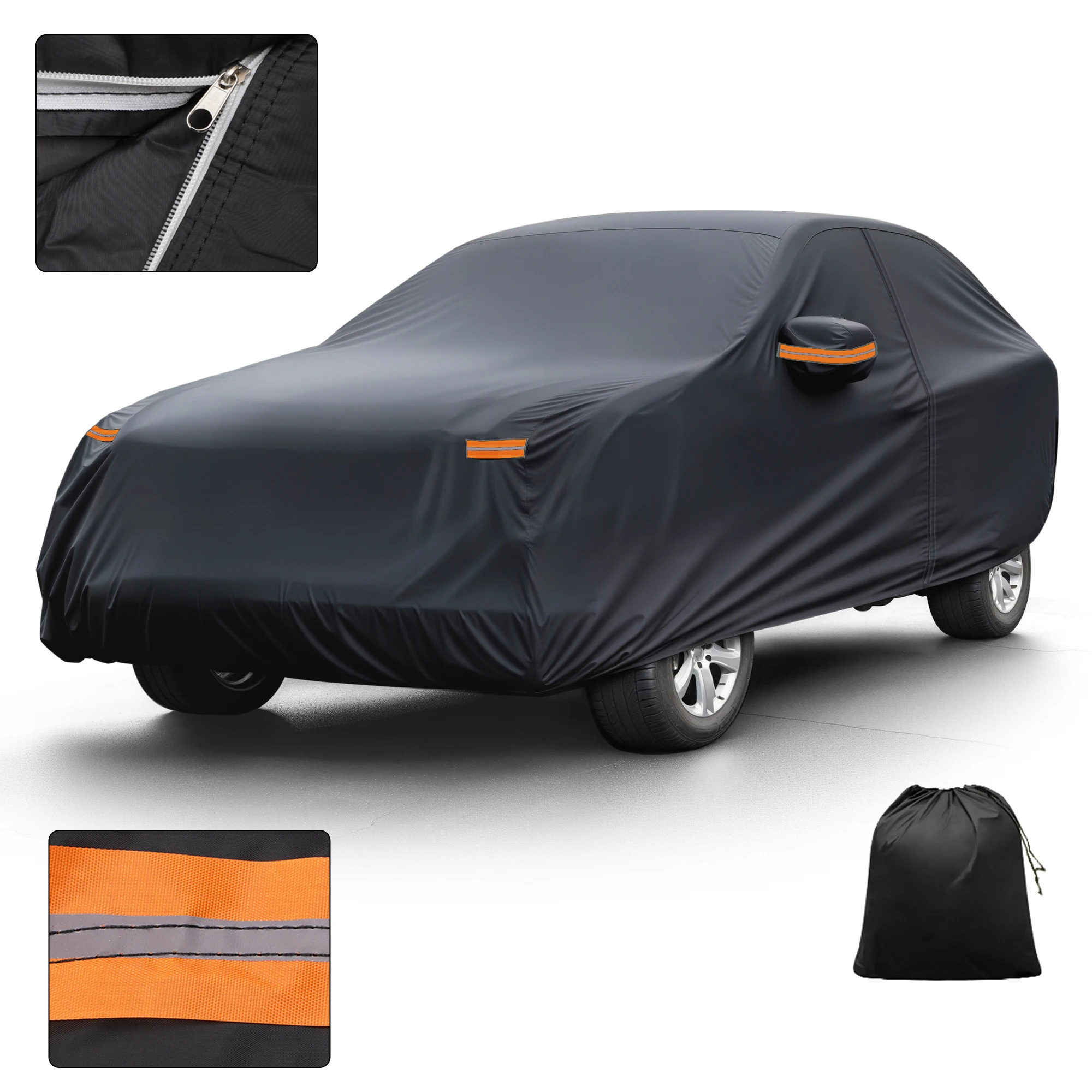 

Motoforti Car Cover for Subaru Outback 210D-PU Outdoor Full Car Cover All Weather with Door Zipper
