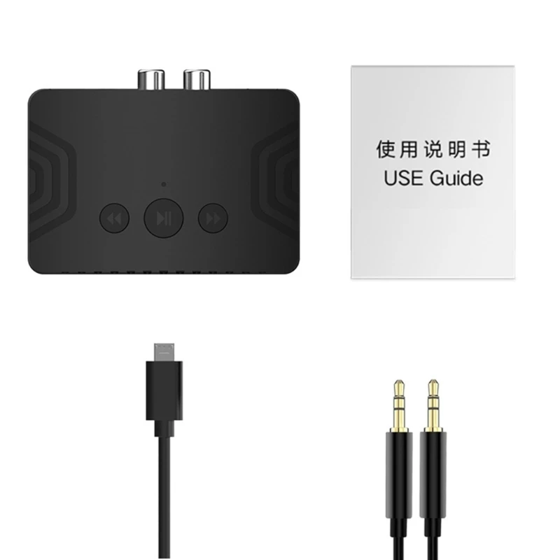 Bluetooth-compatible Music Receiver 3.5MM AUX Type C Multi point 2 Stream Quality Hifi Music Wireless Adapter