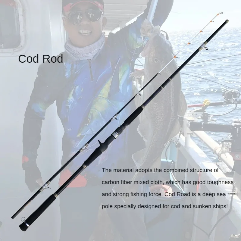 

MYL Japan All Fuji Carbon Boat Fishing Rod 2.1m2.4m2.7m Cod Jigging Rod Lure Wt 80-350g Electric jigging Rod Fishing Wt 15-19kg