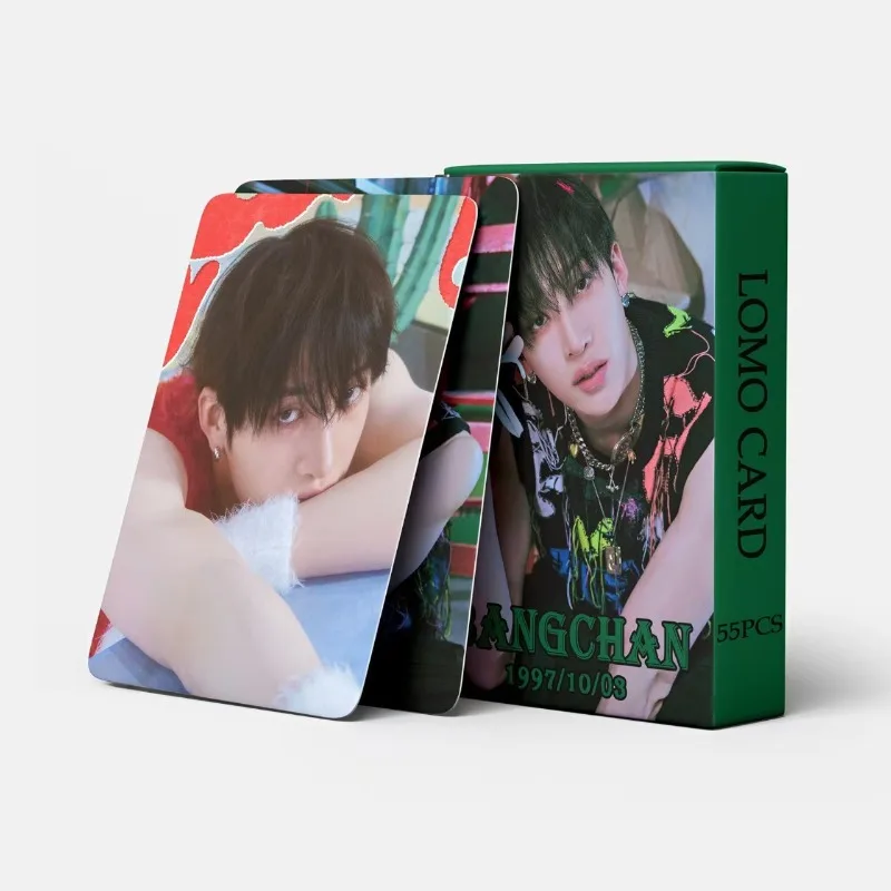 55 قطعة/المجموعة/مجموعة Kpop الجديدة Ablum ATE بطاقة فيليكس طباعة الصور صور بطاقة الصور المشجعين جمع بطاقات بريدية الهدايا