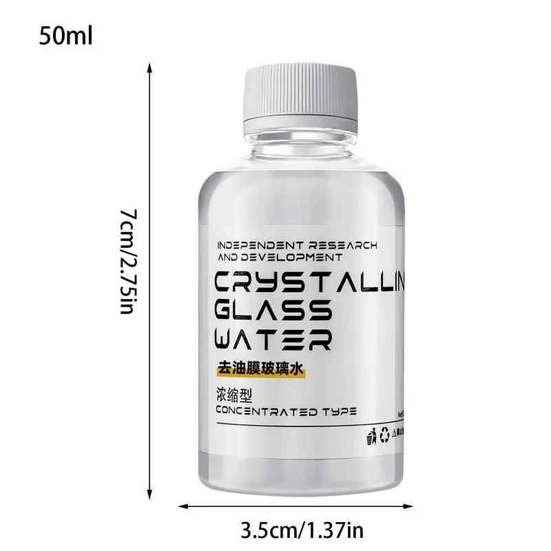 120ml Car Glass Cleaner Automotive Glass Sponge Cleaning Brush Windshield Oil Film Cleaner Glass Polishing Agent Car Maintenance - Image 6