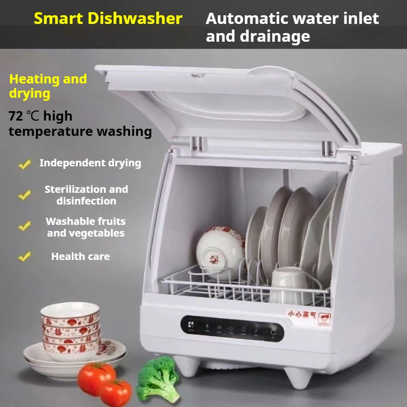 التلقائي بالكامل غسالة صحون المنزلية سطح المكتب طبق تطهير خزانة مجفف خزانة المطبخ أدوات المائدة تخزين مجفف