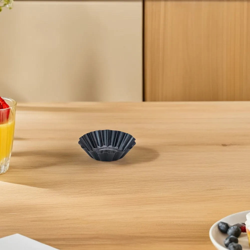 

Набор из 12 мини-форм для тарталеток в форме хризантемы, из углеродистой стали, антипригарные, многоразовые, для выпечки кексов, маффинов, пирожных, DIY