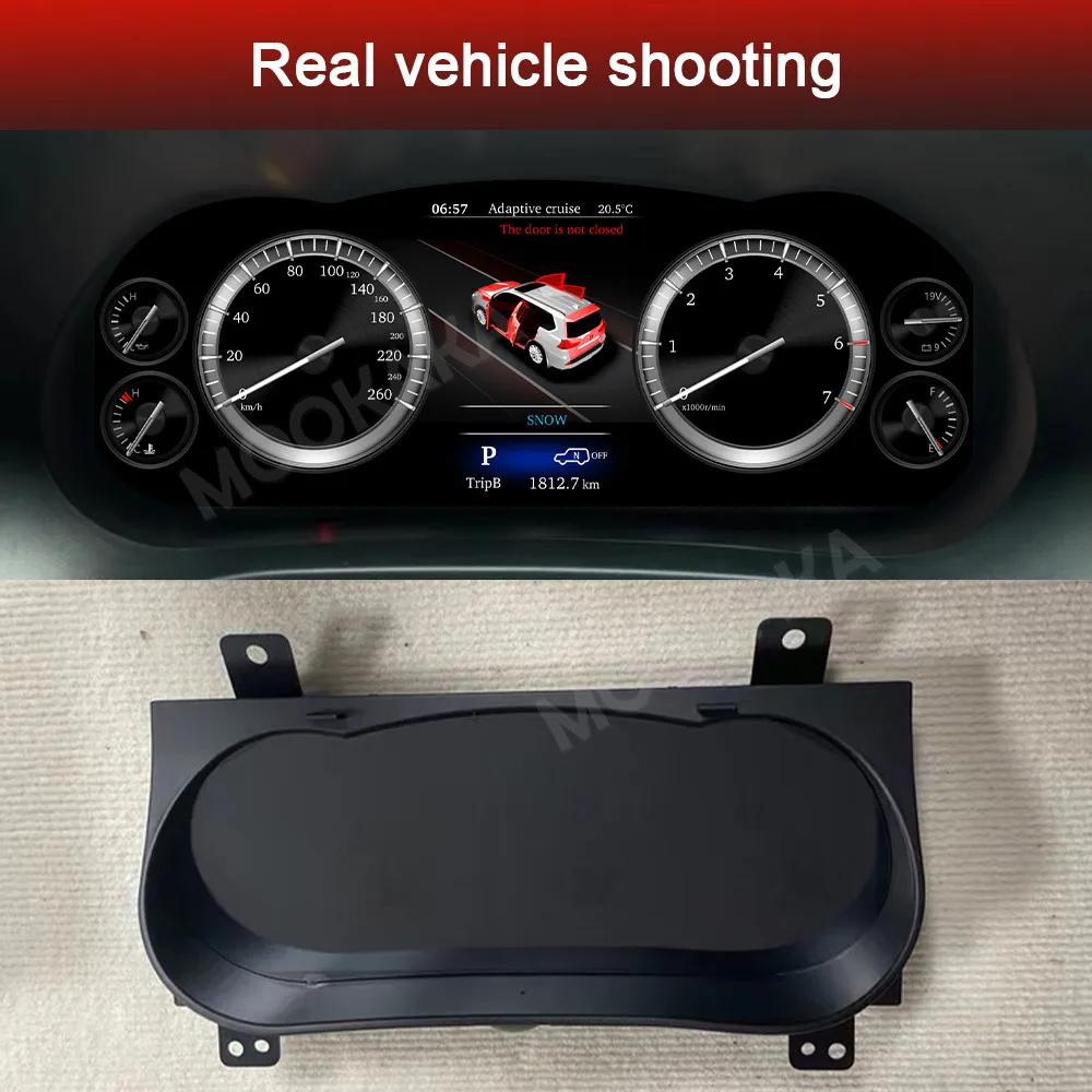 Car LCD Dashboard For Toyota Hilux 2016-2024 Digital Cluster Instrument Panel Cockpit Multifunctional Speedometer