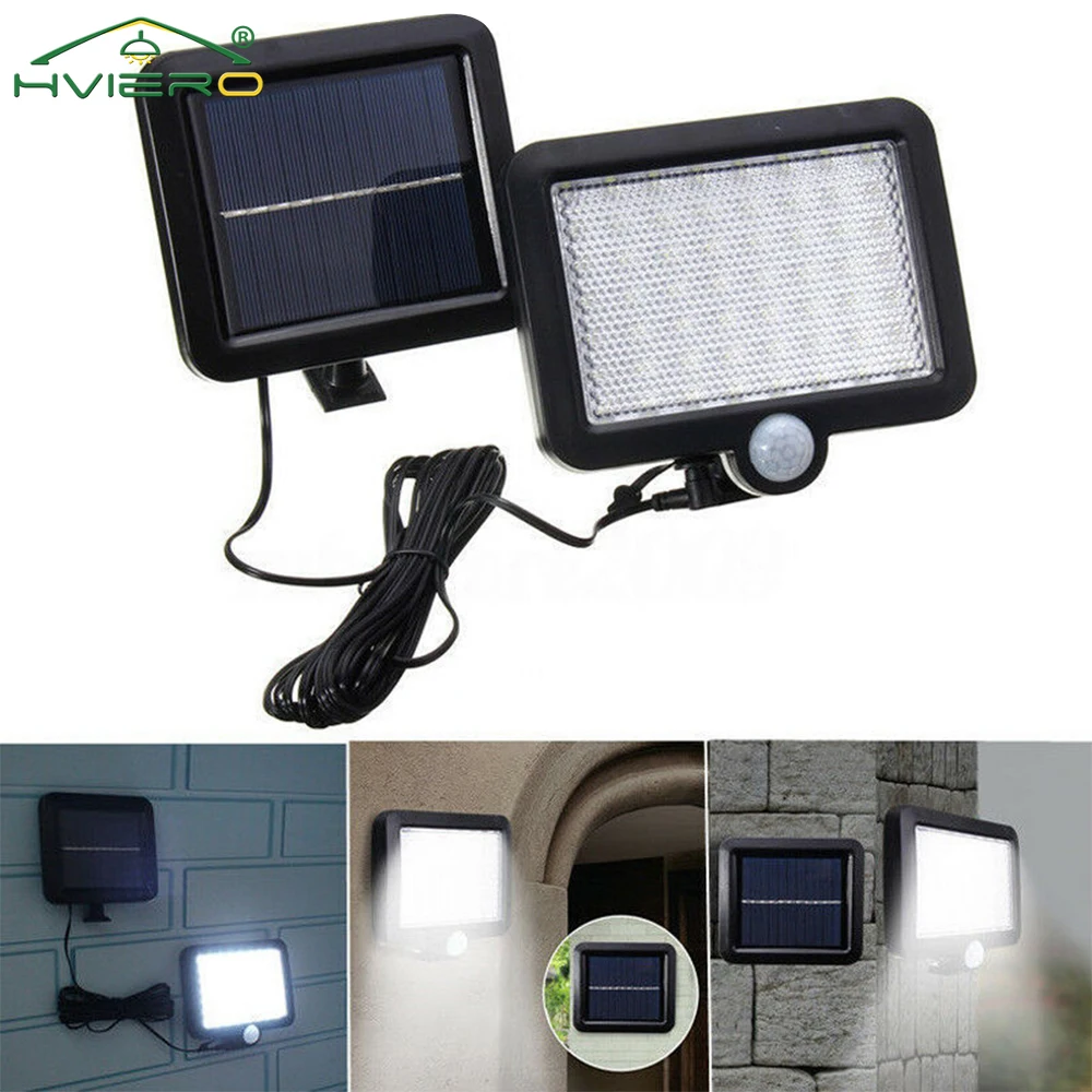 

56LED Solar Split Induction Garden Light Wall Mode Waterproof Motion Sensor Outdoor Courtyard Street Lighting Lamp For Security