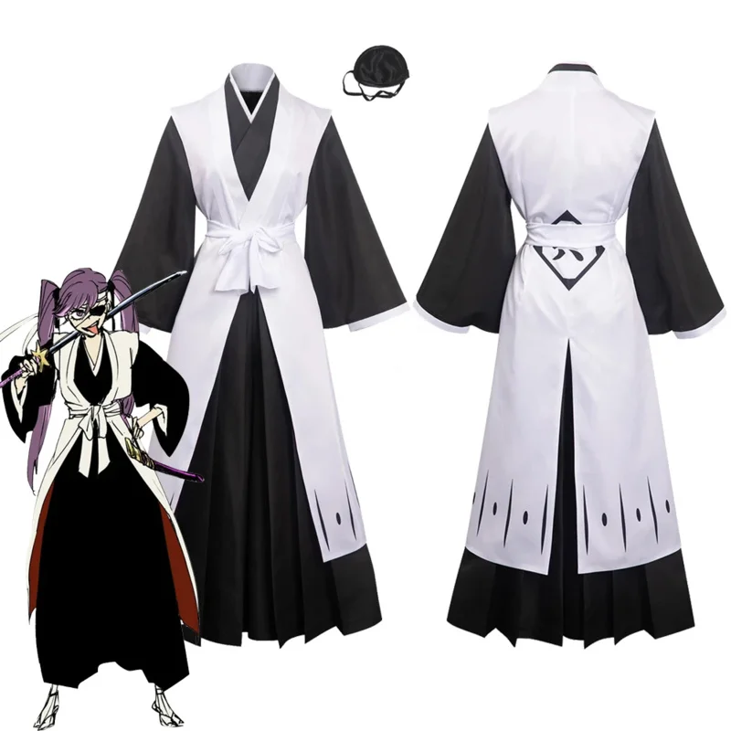 Anime Bleach Saito Furofushi Cosplay Women Costume Roleplay Fantasia Halloween Carnival Clothes For Female Disguise Role Playing