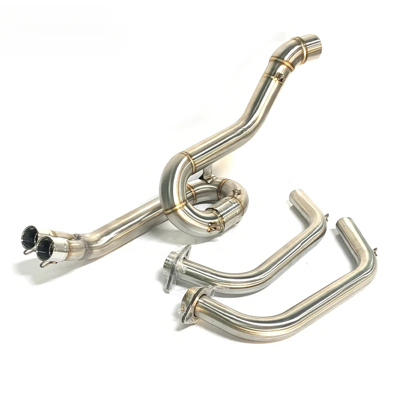 Hot selling Wholesale Stainless Steel Curved for R3/MT03/R25 Motorcycle Front Pipe Motor Exhaust Header