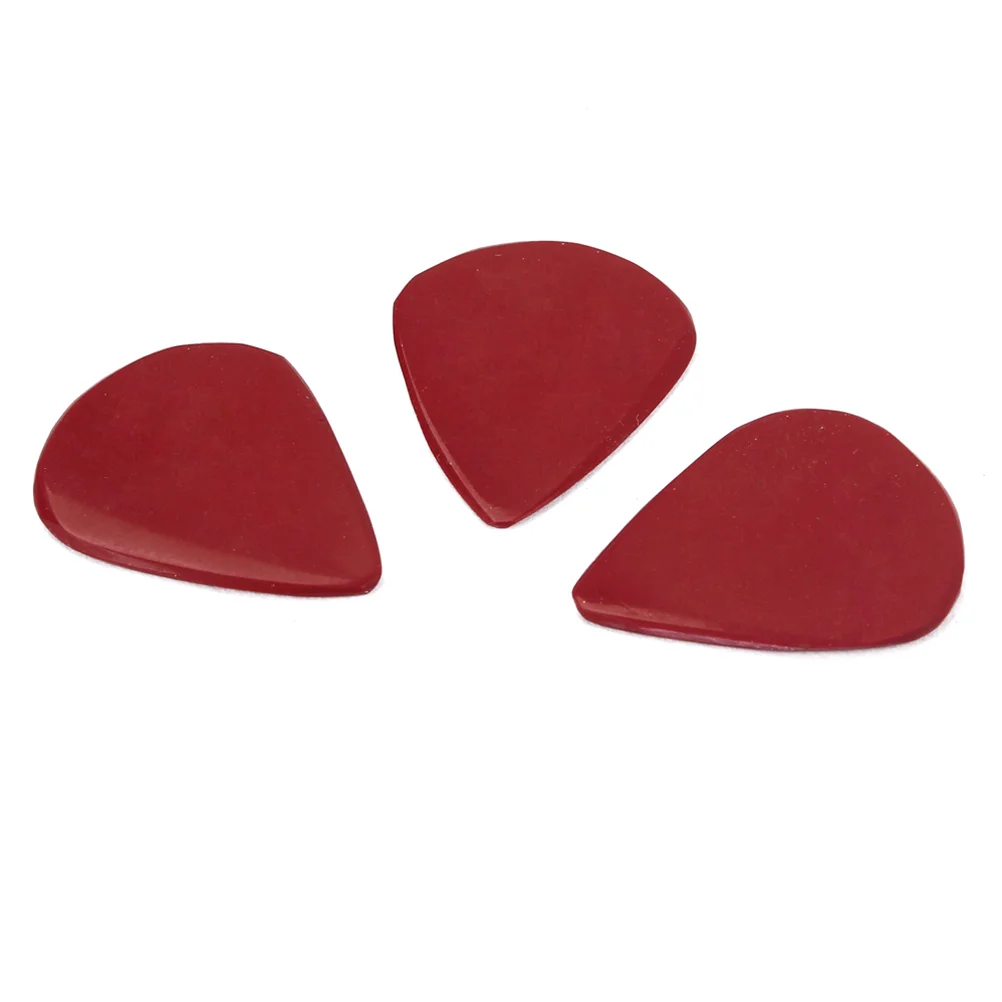 3pcs Guitar Plectrum Picks 28*26*2mm Natural Stone Guitar Finger Pick Plectrum (Peacock Blue) guitar picks