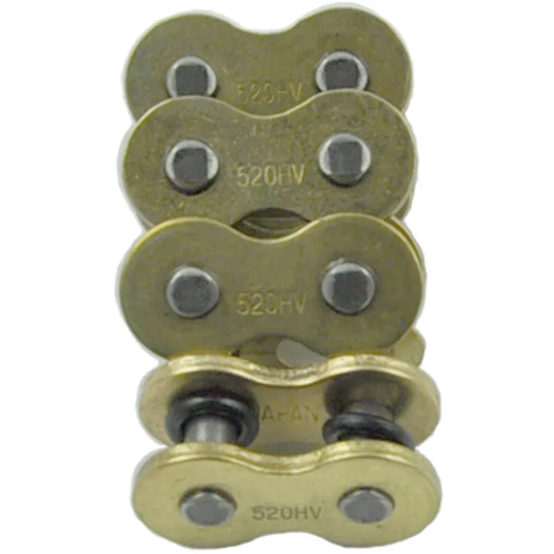 4 قطع مجموعة مع سلاسل دراجة نارية بحجم 520 تربط الرابط الرئيسي على شكل حرف O مشبك سلسلة ختم الزيت #3