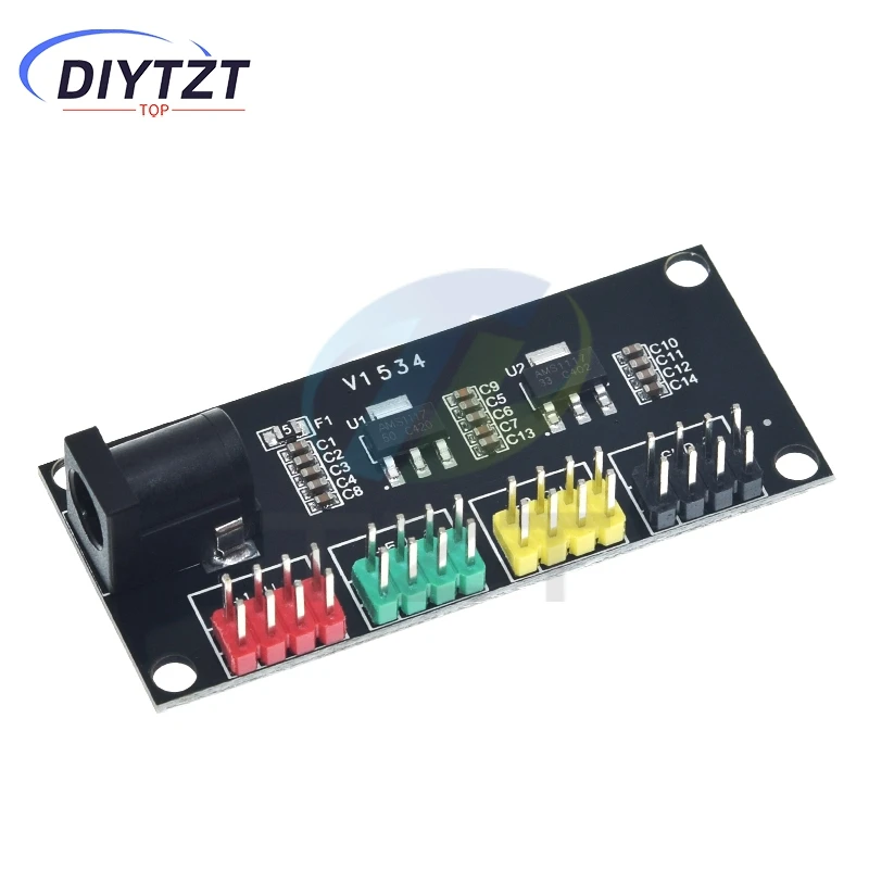 DIYTZT DC-DC 12 فولت إلى 3.3 فولت 5 فولت 12 فولت متعدد القنوات الناتج الجهد وحدة تحويل وحدة الطاقة