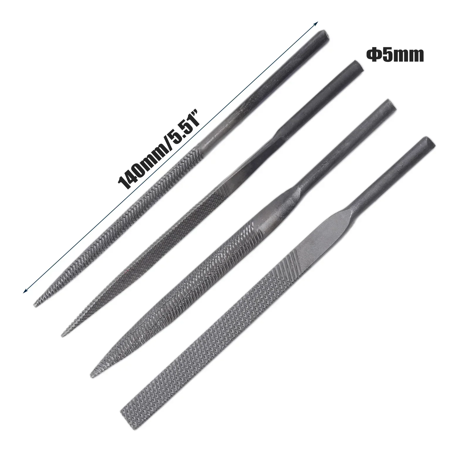 5×140mm Pneumatic File Blades Air File Small File Air File Saw Accessories File For Stone Glass Metal Wood Rasp File Polishing