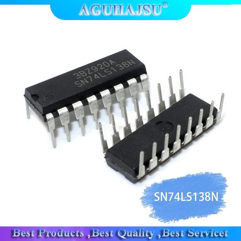 10pcs/lot SN74LS138N 74LS138 integrated digital logic IC Replacement HD74LS138P new original