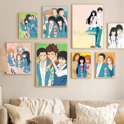 Kimi Ni Todoke Classic Vintage Posters Decoracion Painting Wall Art White Kraft Paper Kawaii Room Decor