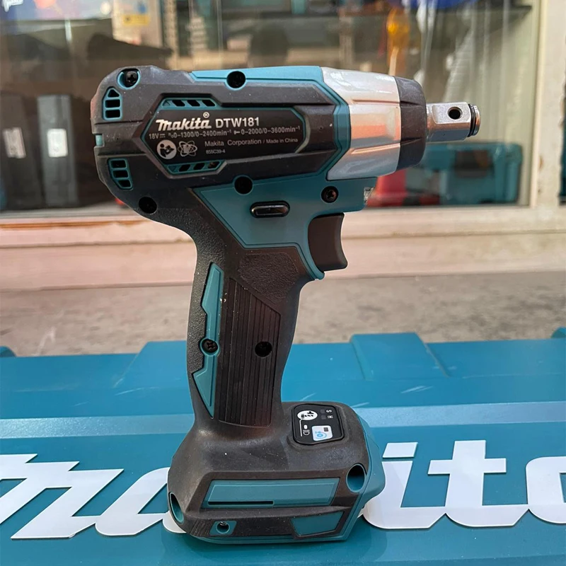 Makita DTW181 Impact Wrench 1/2 330Nm High Torque Auto Repair Brushless Lithium Battery Wrench 18V Handheld Electric Air Gun