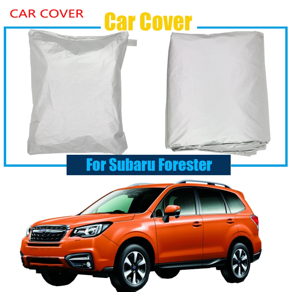 

Автомобильный чехол с защитой от УФ-лучей, солнца, дождя, снега, солнцезащитный экран, пылезащитный чехол для Subaru Forester, гарантия качества