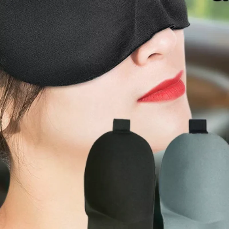 

3D Sleep Mask Blindfold Sleeping Aid Soft Memory Foam Eye Mask For Sleeping Travel Blockout Light Slaapmasker Eye Cover With Ear