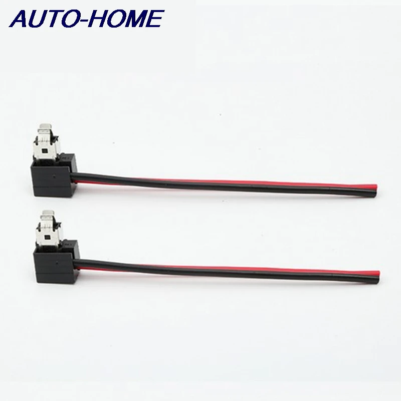 2Pcs Headlight Bulb Socket Wiring Harness Connector Plug Adapter Line For H1 Bulb Car Headlight Connection Socket