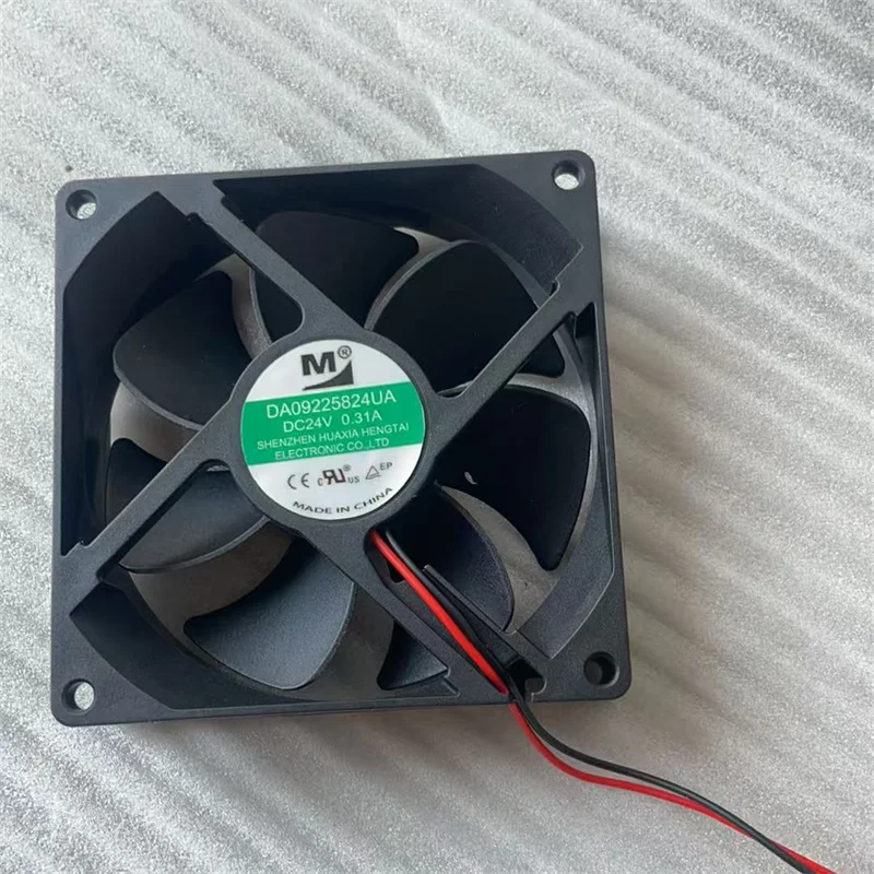 

DA09225824UA 24V 0.31A 92mm Cooling Fan 92x92x25mm DC Brushless Axial Fan for CPU Inverter Chassis