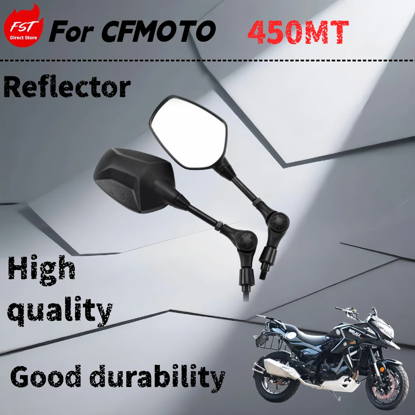 

For CFMOTO 450MT rearview mirror original accessories foldable reversing protective reflective lens mirror