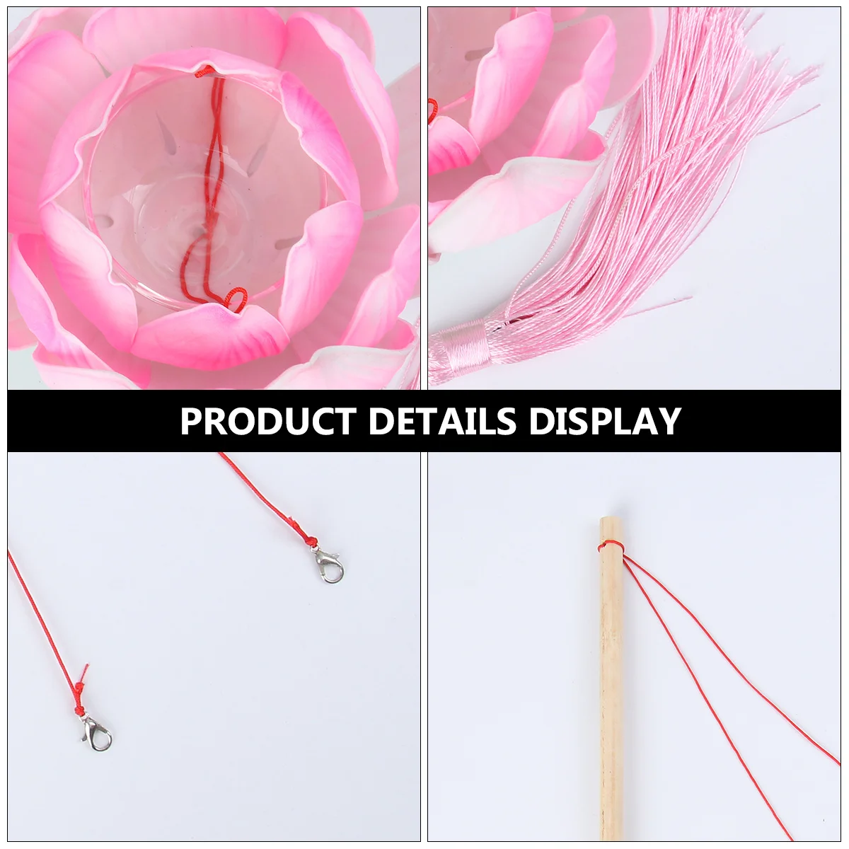 

Lotus Lantern Home Decoration Lights for Photo Water Lily Festival Prop Lovely Shape Lanterns Props