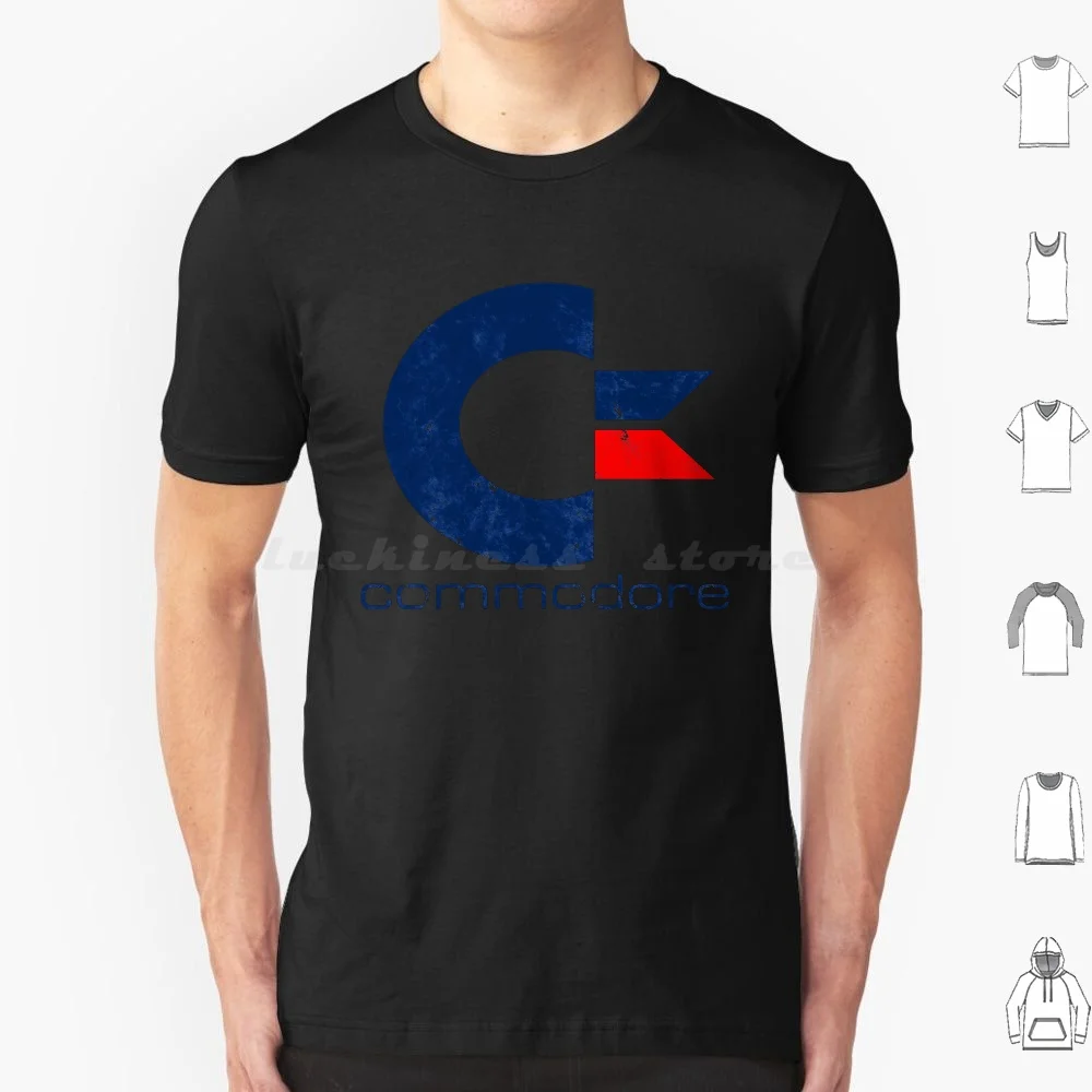 Camiseta Commodore 6xl, camiseta fresca de algodón Commodore C64 ordenador Pc ordenador de casa 1980 S 80 S 80s Vintage Retro Commodore 64 Vic 20