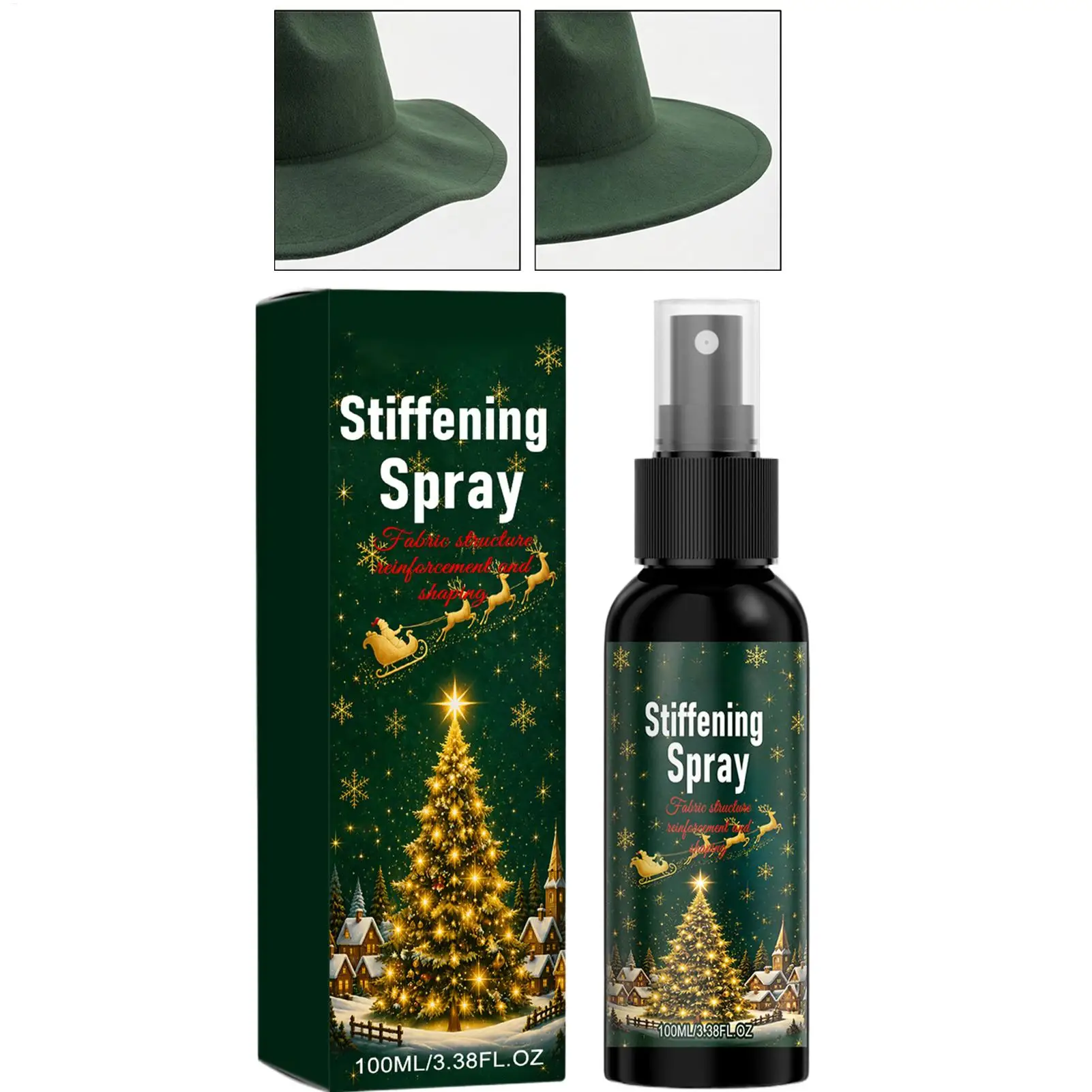 Fabric Stiffener Fast Drying Stable Portable Starch Ironing Stiffener Spray for Stiffening Draping Shaping Canvas Ribbon Lace