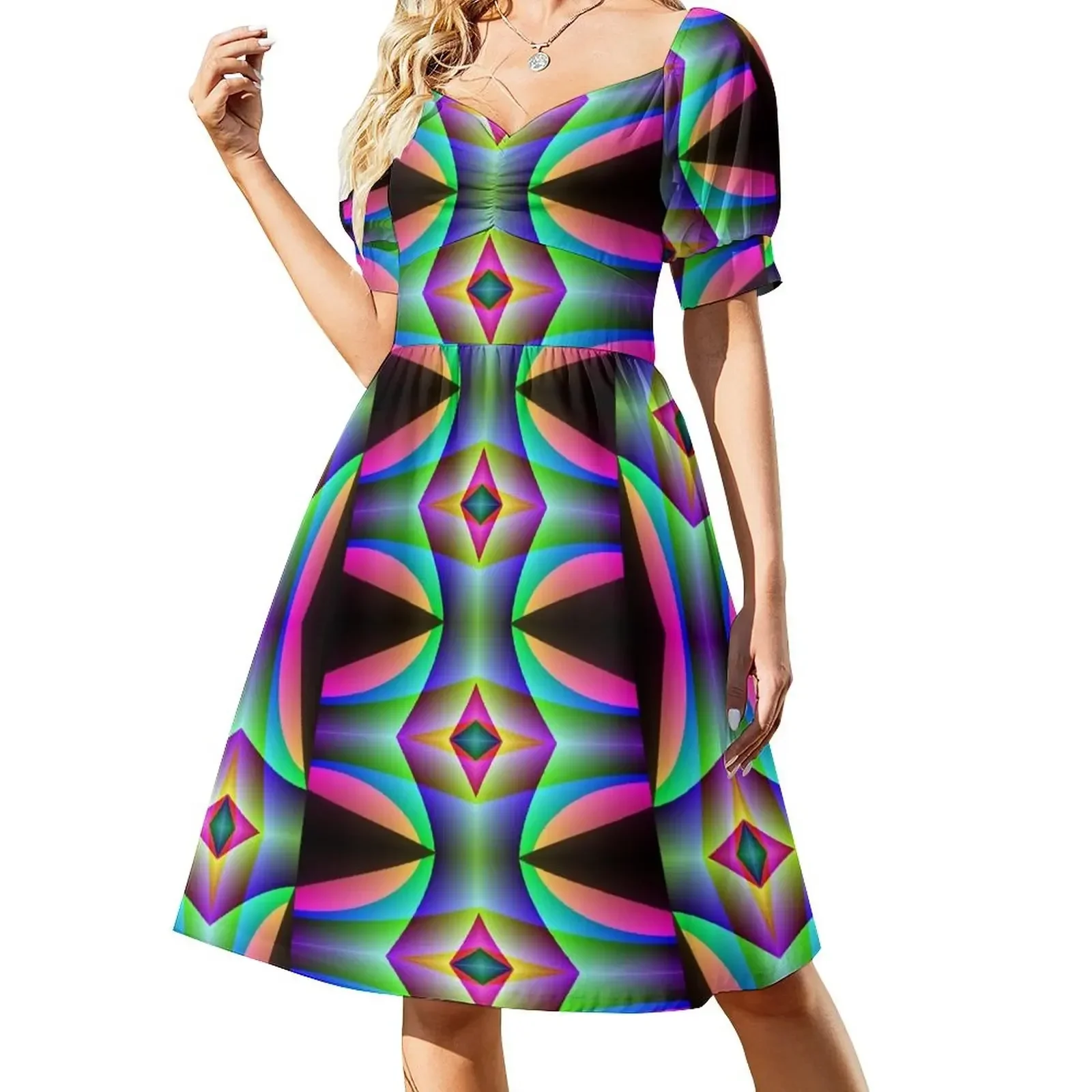 

Clothes 59 - Decoration Sleeveless Dress women's dresses luxury Women's summer long dress Dress