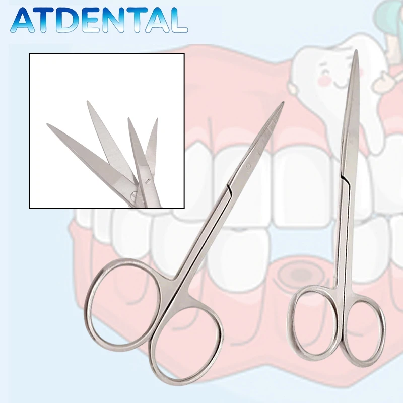 Straight Surgical Scissors High Quality Stainless Steel Medical Dental Ophthalmic Sterilizable