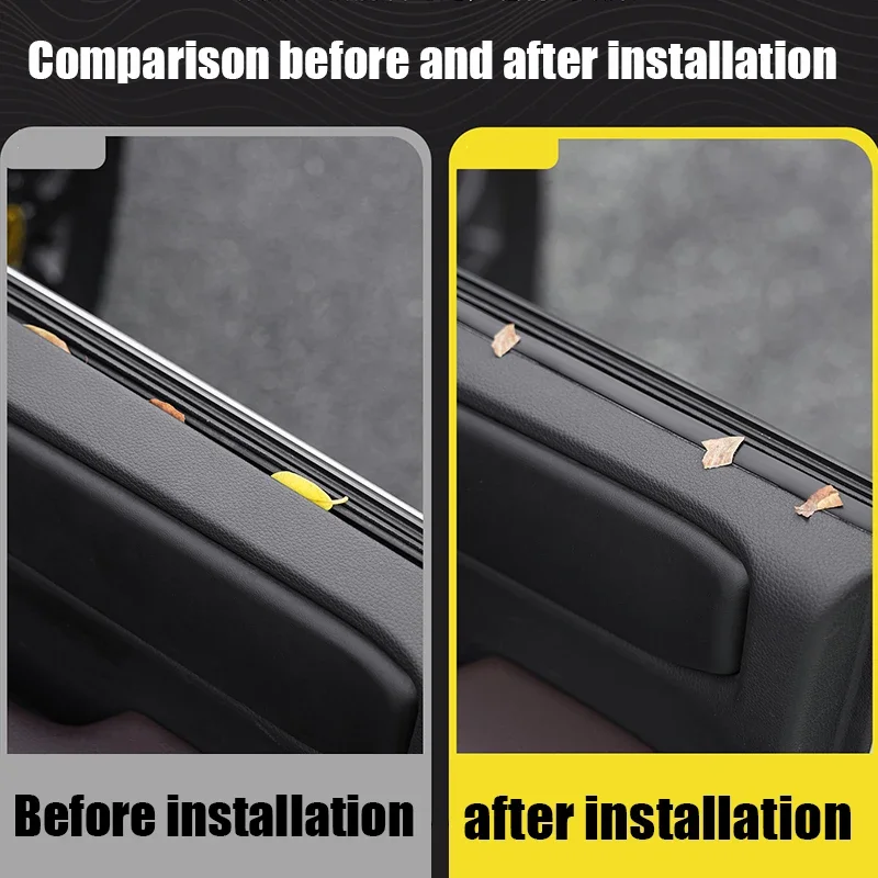 For Toyota Land Cruiser Prado 250 Series 2024 2025 Rubber material for the sound insulation sealing strip of four car windows