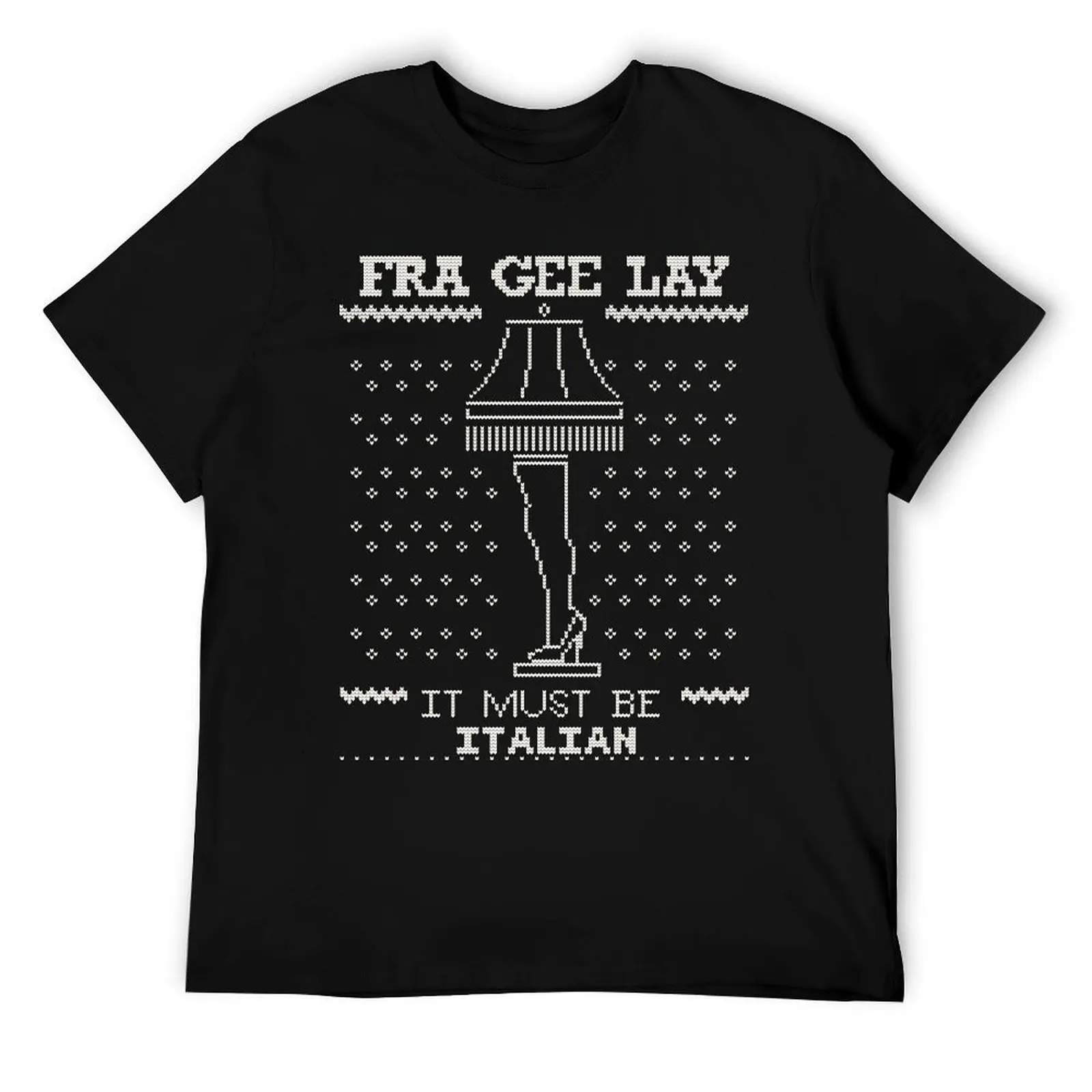 

A Christmas Story, Fragile - It must be Italian T-Shirt t shirt for man black cotton t-shirt plain for man package T-Shirt