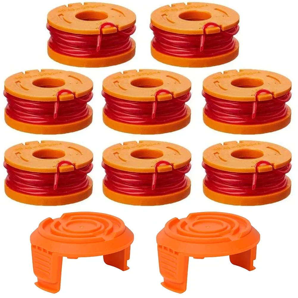 

For Worx Power Cap Trimmer 5/10pcs Replacement Spools Spool Line Spool String Set Tool Trimmer Parts Garden Cover