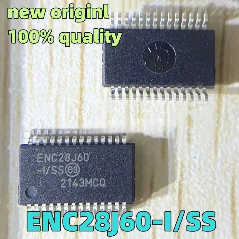 (10-20piece) 100% New ENC28J60-I/SS  ENC28J60-I SS  8KB RAM SSOP-28 Chipset