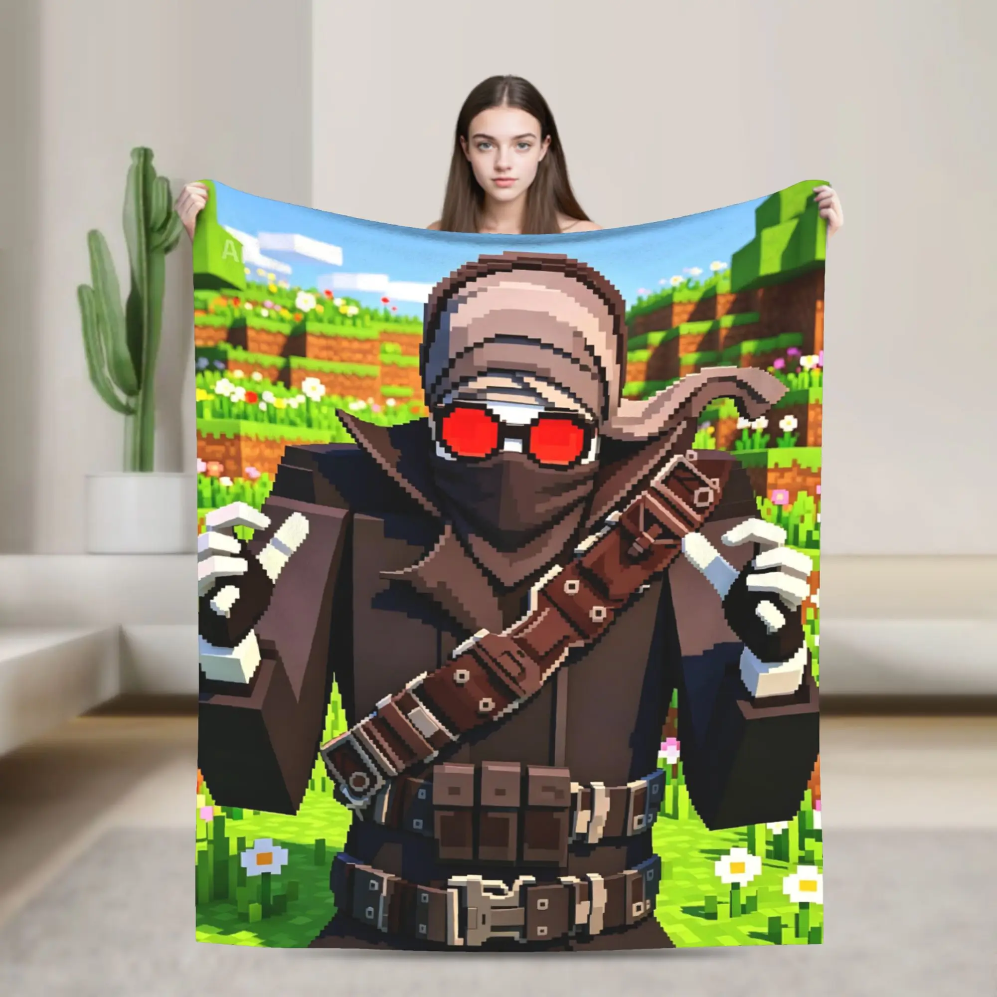MADNESS COMBAT Hank Blanket Multi-size Soft and Lightweight  Throw Blankets for Couch Sofa and Bed